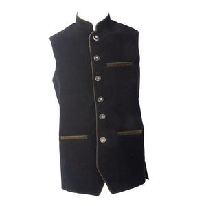 Men’s Waistcoat Vest Black, XL New